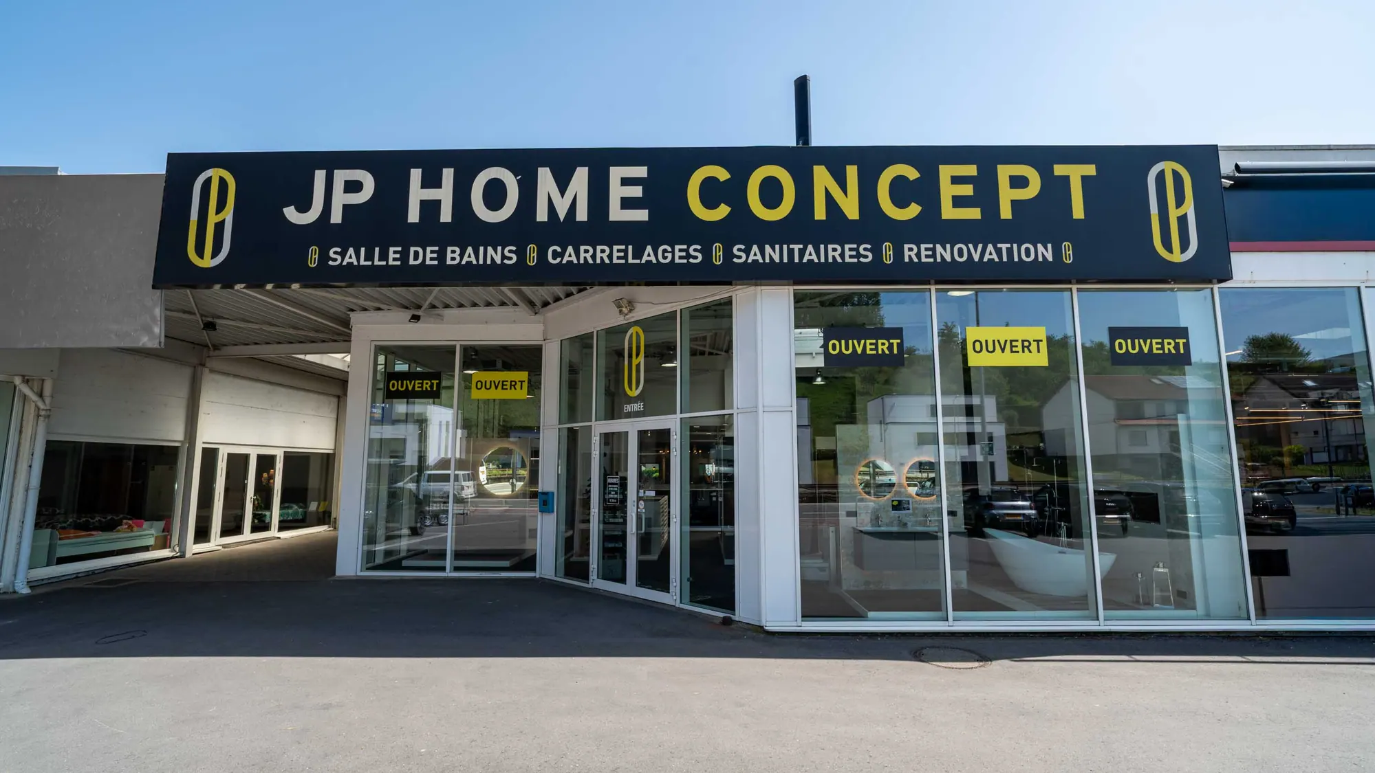 Façade du showroom JP Home Concept à Ingeldorf