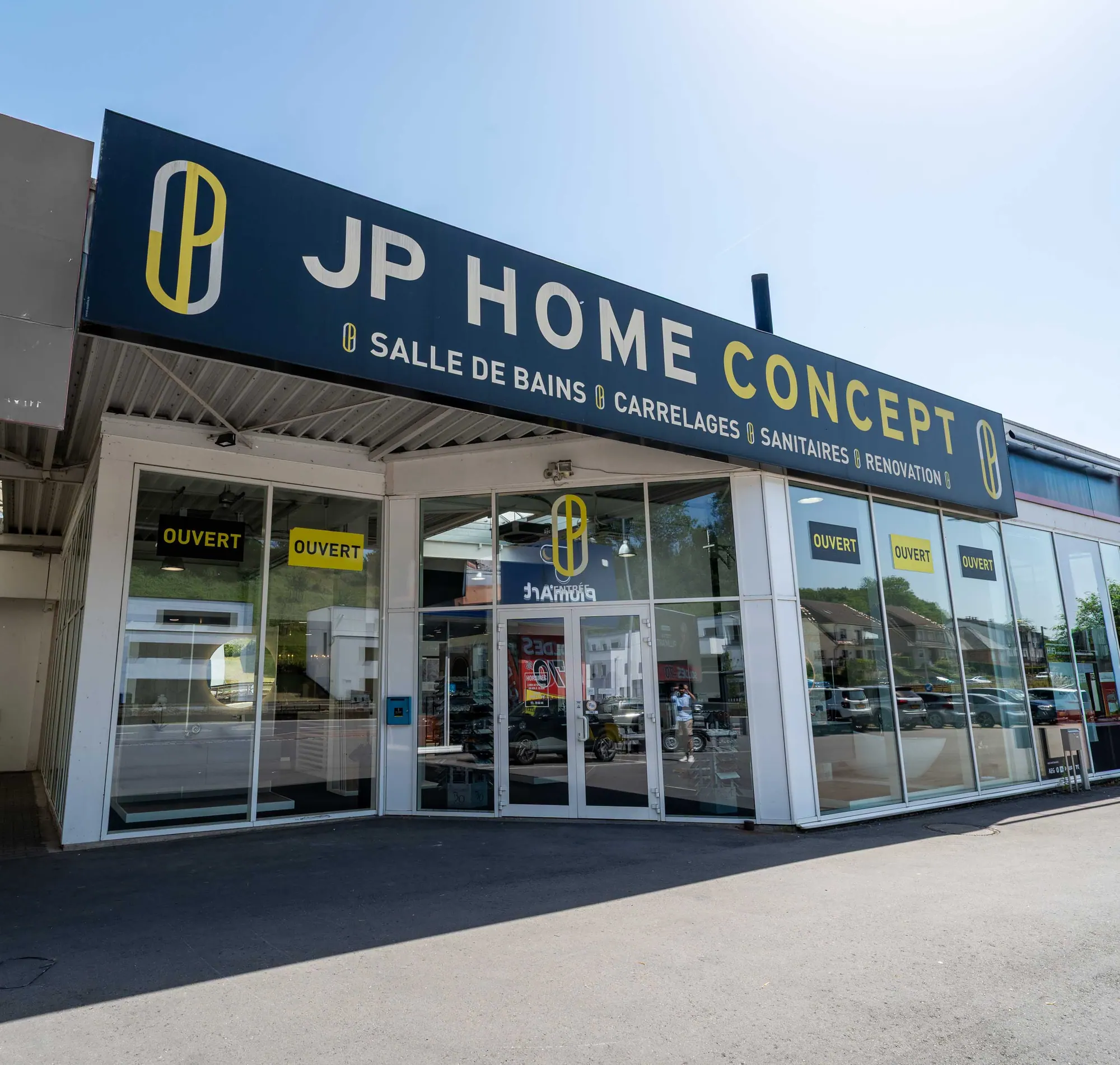 Le showroom JP Home Concept vu de l'extérieur, à Ingeldorf